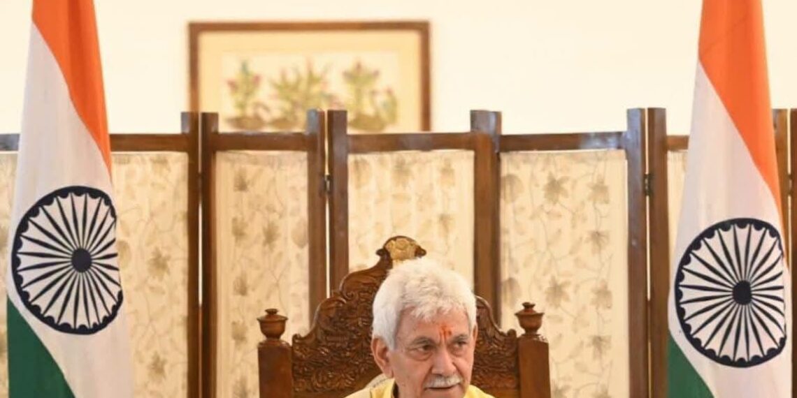 LG Manoj Sinha Chairs High-Level Security Review in Srinagar, Reviews Amarnath Yatra Arrangements