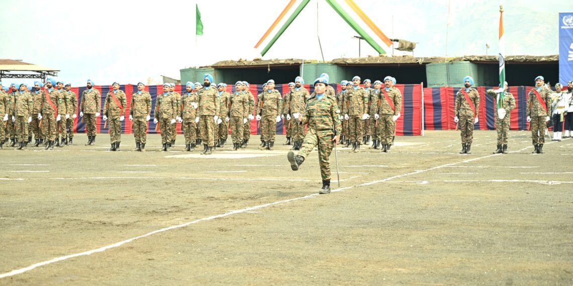 651 Indian Army Peacekeepers Honoured with UN Medals for Distinguished Service in DR Congo