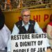 “Statehood First, Then Assembly Resolution on Special Status”: CM Omar Abdullah