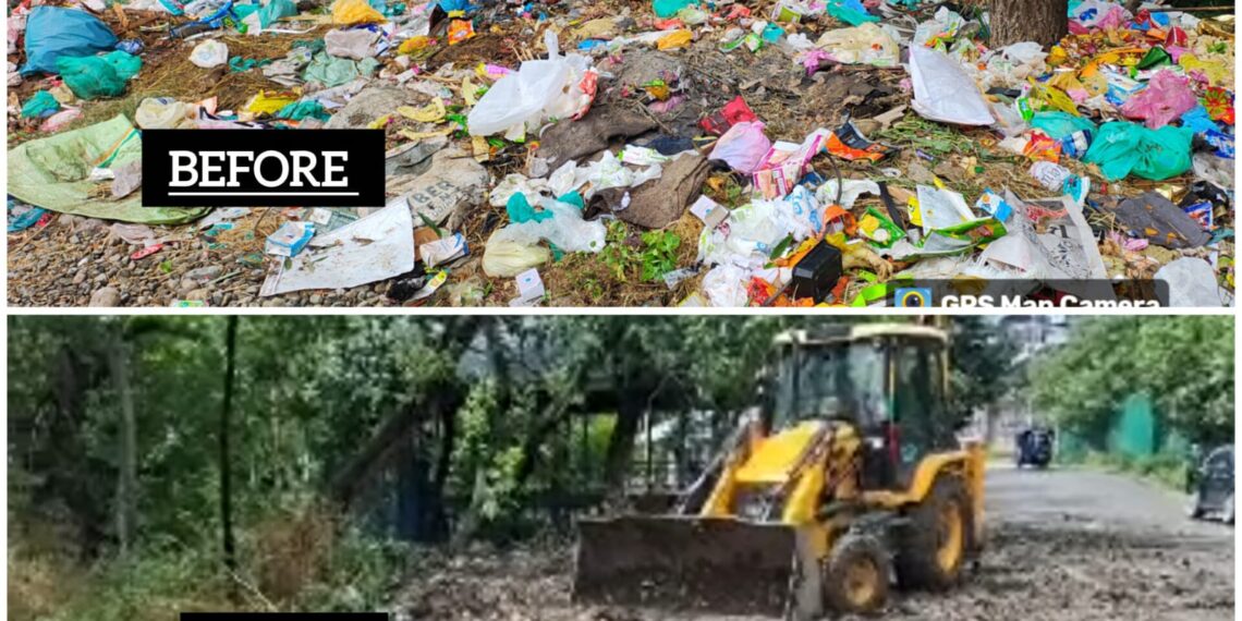 Garbage Dump Cleared Near Green View School Residents Thank BDO Kanjilullar and Concerned Department