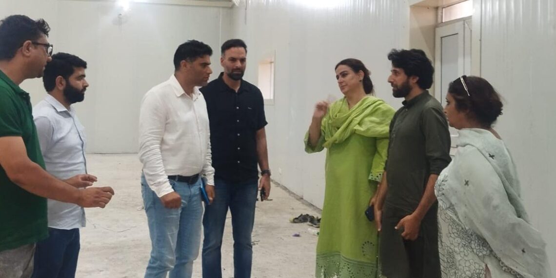 Gindun Rajbagh Set for Major Sports Boost as Secretary Sports Nuzhat Gul Reviews Infrastructure