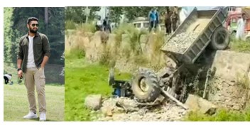 Driver Killed After Tractor Overturns in Chadoora Budgam