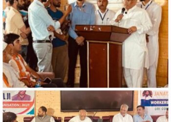 Ashok Koul Addresses BJP Workers’ Convention at Uri, Calls for Strengthening Grassroots Organisation
