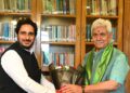 DDK Srinagar Director Calls on LG Manoj Sinha, Briefs Him on Awareness Campaigns