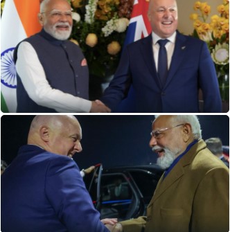 India, New Zealand Elevate Ties to Strategic Partnership; PM Modi Makes Historic First Visit in 40 Years