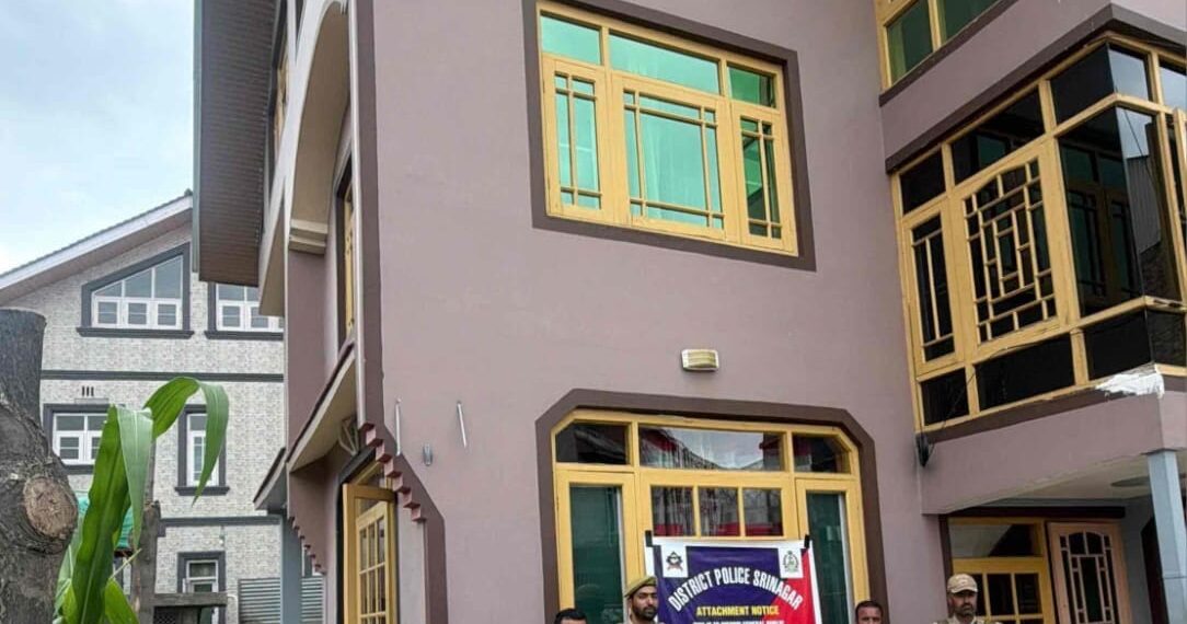 Srinagar Police Attaches ₹1.35 Crore Worth Properties of Drug Peddlers Under Nasha Mukt J&K Abhiyan