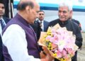 Defence Minister Rajnath Singh Arrives in Srinagar, Leaves for Drass to Attend Kargil Vijay Diwas Celebrations