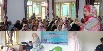 Mission Shakti Budgam Organises Awareness Programme for SHG Members on Women Empowerment and Financial Inclusion