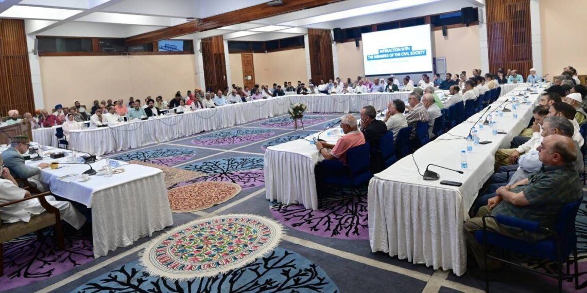 Dr. Farooq, CM Omar Lead Civil Society Push; Resolution Demands Immediate J&K Statehood