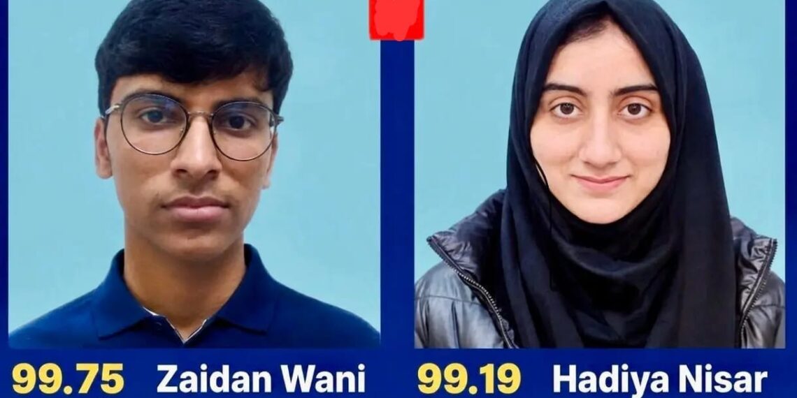 Two J&K Students Feature Among NEET-UG 2026 State-Wise Toppers