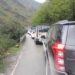Traffic Halted on Jammu-Srinagar NH-44 Due to Heavy Rain, Mudslides