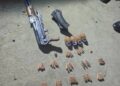 AK-47, Grenades, IED Recovered During CASO in Sopore