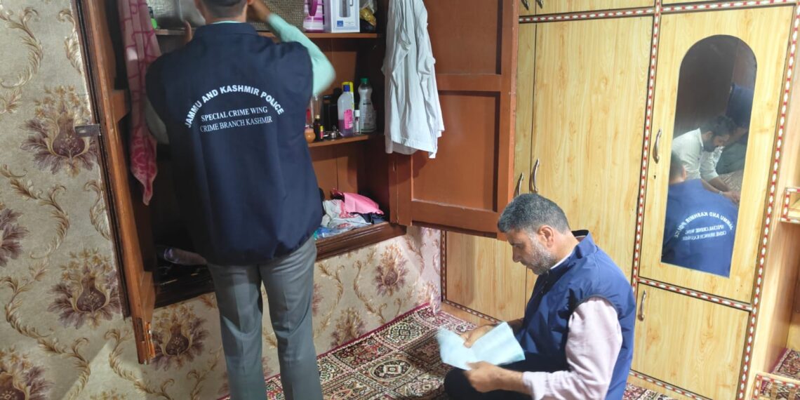 SCW Kashmir Searches Police Constable’s House in Forged DOB, Qualification Appointment Case