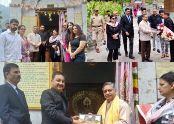 Chief Justice Sanjeev Kumar Concludes Two-Day Karnah Visit with Visit to Historic Sharda Temple at LoC Teetwal