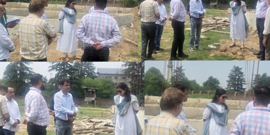 Avny Lavasa Conducts On-the-Spot Inspection of ATS Facility at Pampore, Directs Timely Operationalisation