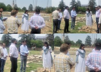 Avny Lavasa Conducts On-the-Spot Inspection of ATS Facility at Pampore, Directs Timely Operationalisation