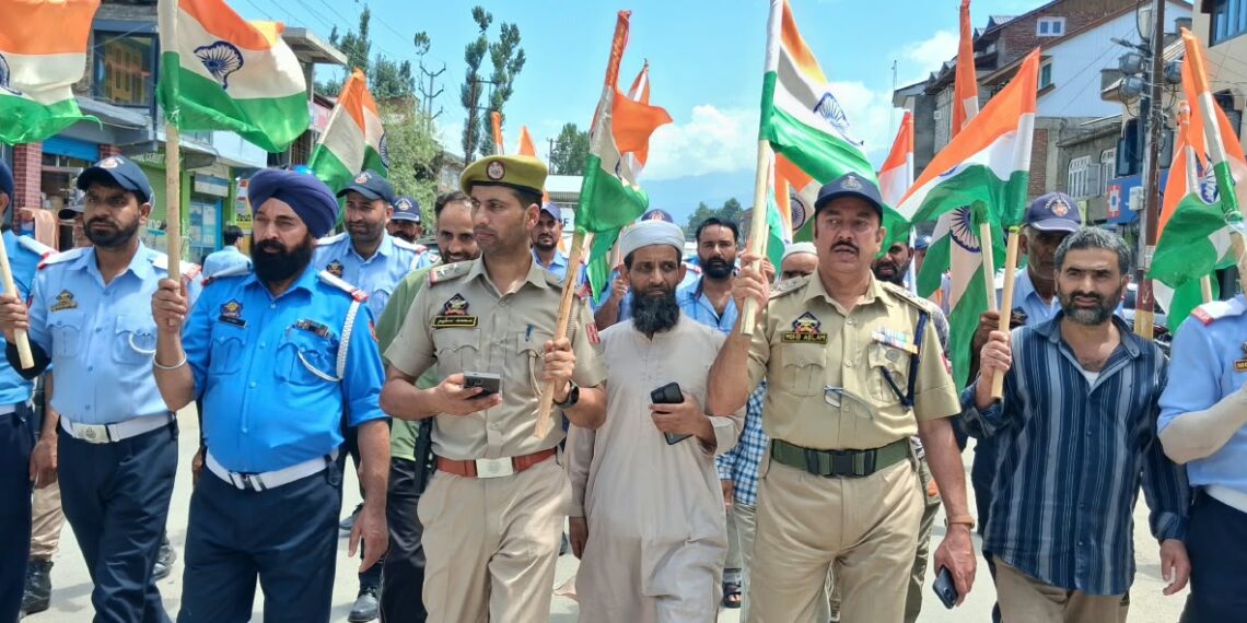 Tiranga Rally Held in Qazigund