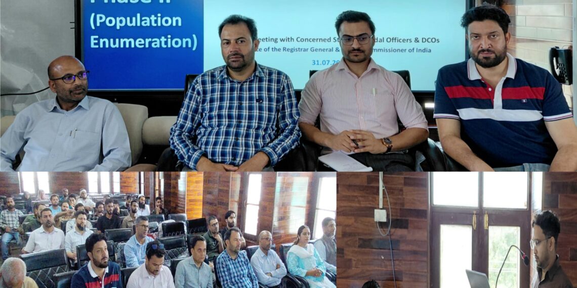 Kupwara Intensifies Preparations for Census 2027 Phase II; Officials Trained on Field Operations, Coordination and Accuracy