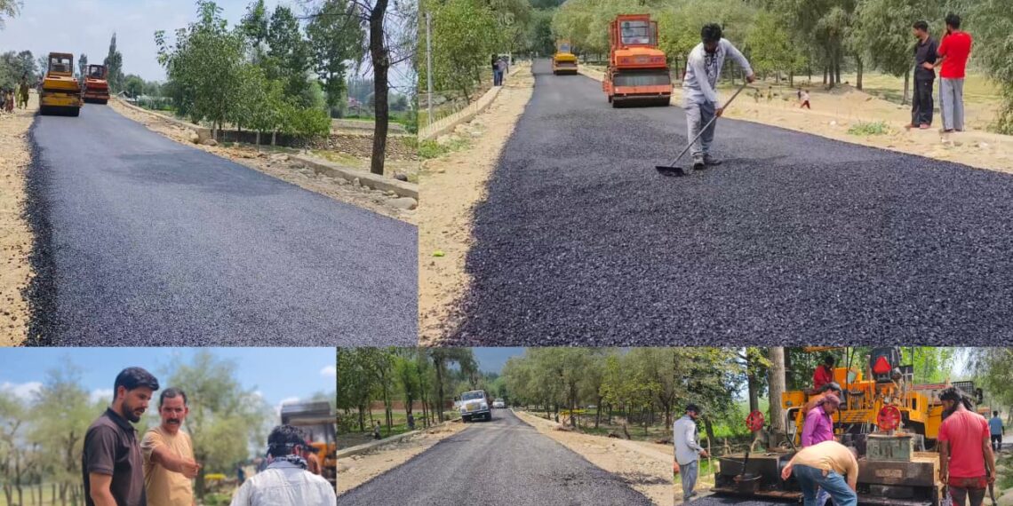 Long-Pending Public Demand Fulfilled as Road Construction and Macadamization Completed in Sail Rawatpora, Beerwah