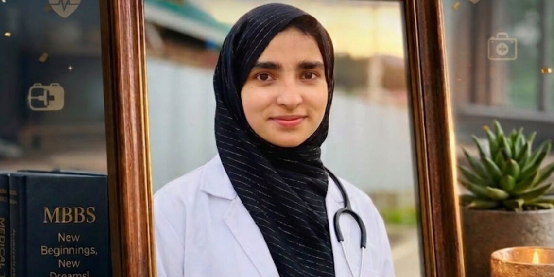 Yasmeena Habib From Sharkoot Selected For MBBS At GMC Doda.
