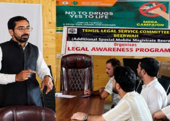 Tehsil Legal Services Committee Beerwah Organises Awareness Programme on NALSA Scheme