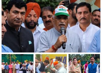 BJP Hoists Tricolour at Srinagar Offices, Pays Tribute to Freedom Fighters
