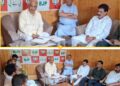 Ashok Koul Chairs Key Organisational Meeting in Srinagar, Calls for Stronger Grassroots Connect and Political Outreach