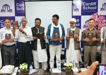Book Released at Grand Literary Function at Cardiff School, Charari Sharief