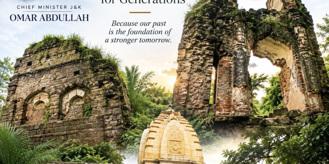Govt approves 3 major heritage conservation projects worth 18.60 Cr across J&K