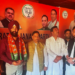 Retired DySP Dara Singh joins BJP along with supporters at Srinagar.