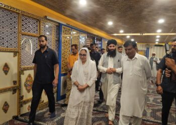 Dr Darakhshan Reviews Eid-e-Milad Arrangements, Inspects Ongoing Works at Jenab Sahib Soura & Dargah Hazratbal