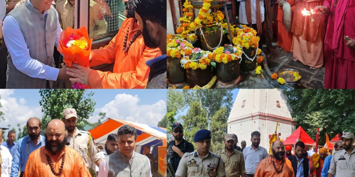 Chhari Mubarak Reaches Bijbehara, Final Journey to Holy Cave Begins
