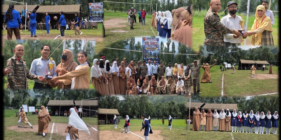 Indian Army’s Kalapahar Brigade Organised Girls Volleyball Tournament in Uri to Promote Sports and Women Empowerment