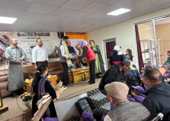 National Handloom Day Celebrated with Tiranga Yatra at Lukung, Changthang; Swadeshi Spirit Echoes from Ladakh’s High Himalayas