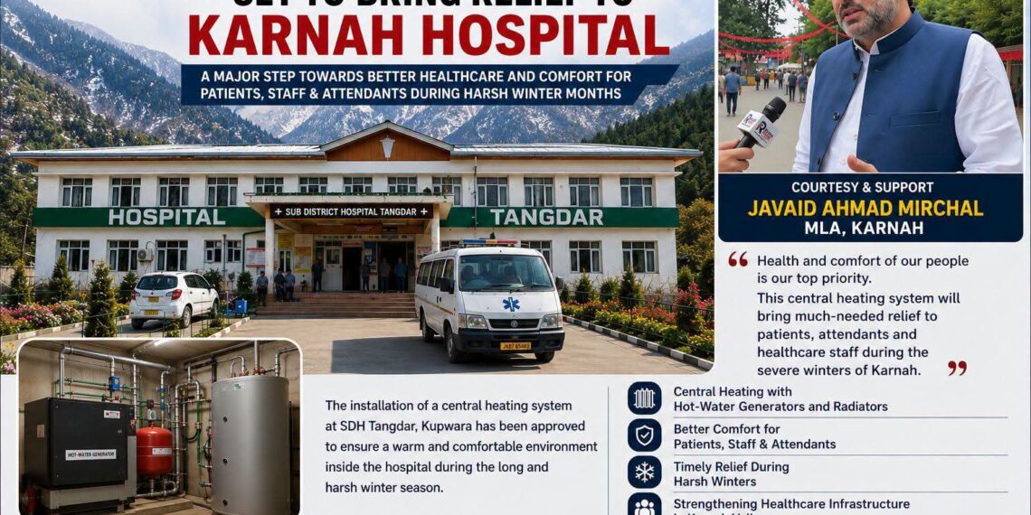 Central Heating System Set to Bring Relief to Sub District Hospital (SDH) Tangdhar MLA Karnah thanked UT Government