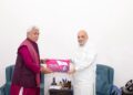LG Sinha Meets HM Amit Shah; Presents Nasha Mukt J&K Campaign Coffee Table Book
