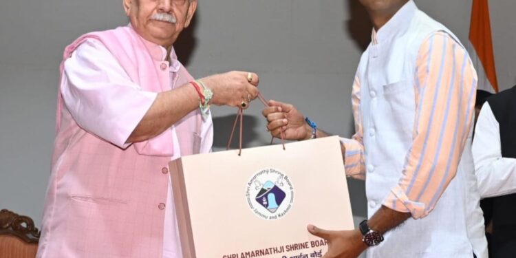 “Amarnath Yatra Success Is Team J&K’s Achievement”: LG Manoj Sinha