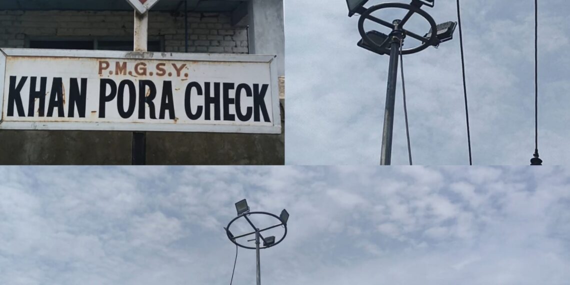 Streetlights Fail Within Two Months in Khanpora, Yaripora, Residents Seek Immediate Repairs