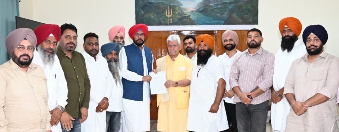 “Ujh River Flooding Issue Will Be Given Due Consideration”: LG Sinha to Punjab Delegation