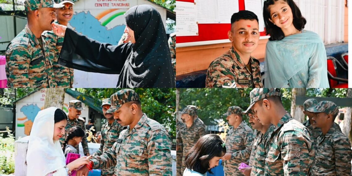 Raksha Bandhan Celebrated Near the LoC