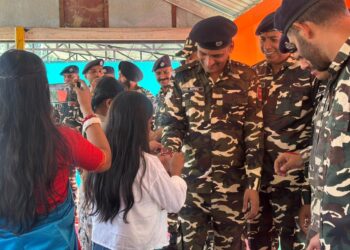 Raksha Bandhan festival celebrated with great enthusiasm at 10th Battalion, SSB.