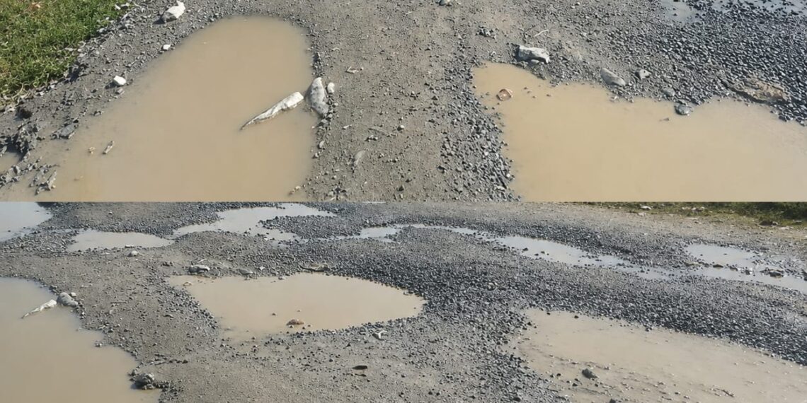 Shahlora–Panzgam Road in Poor Condition, Residents Face Severe Difficulties