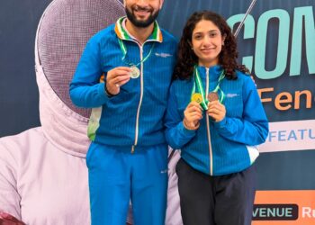 J&K Sports Council congratulates Shreya Gupta, Vishal Thapar on Commonwealth Fencing Championship medals