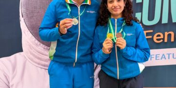 J&K Sports Council congratulates Shreya Gupta, Vishal Thapar on Commonwealth Fencing Championship medals