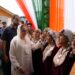 Waqf Board Celebrates Independence Day with Grandeur at Srinagar; Dr Darakhshan hoists National Flag