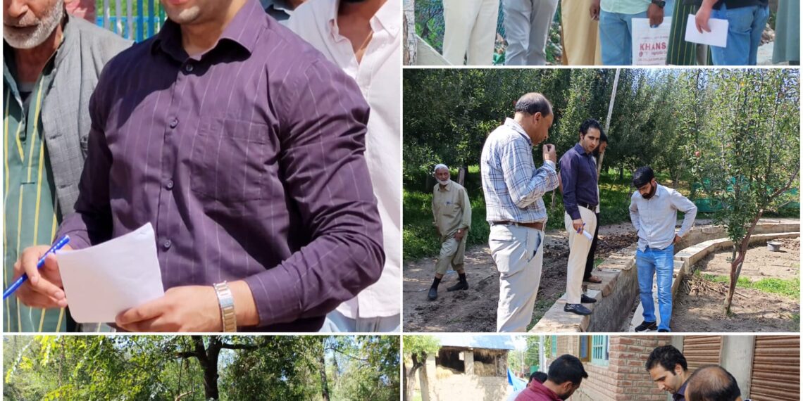 BDO Kanjiluar Dr. Tarique Ahmad Padder Conducts Extensive Field Visit To Review VBG RAM G Works