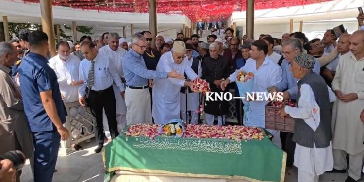 NC Pays Tribute to Sheikh Abdullah on 44th Death Anniversary at Naseem Bagh