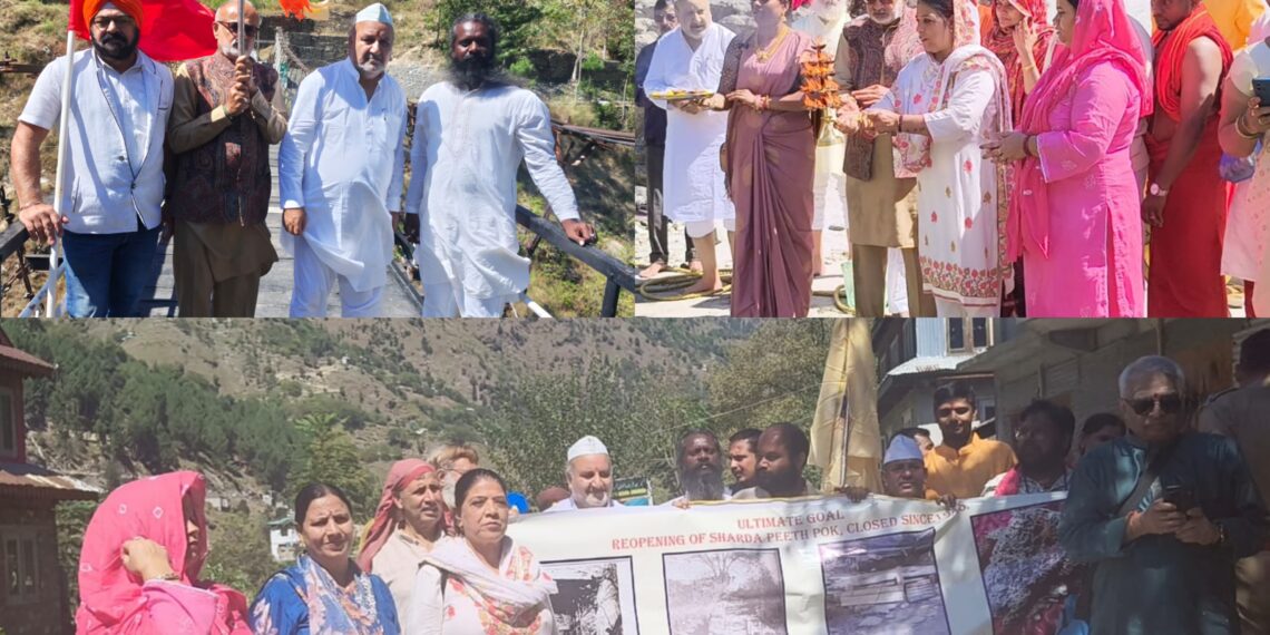 Sharda Divas Celebrated at Sharda Temple Along LoC in Teetwal