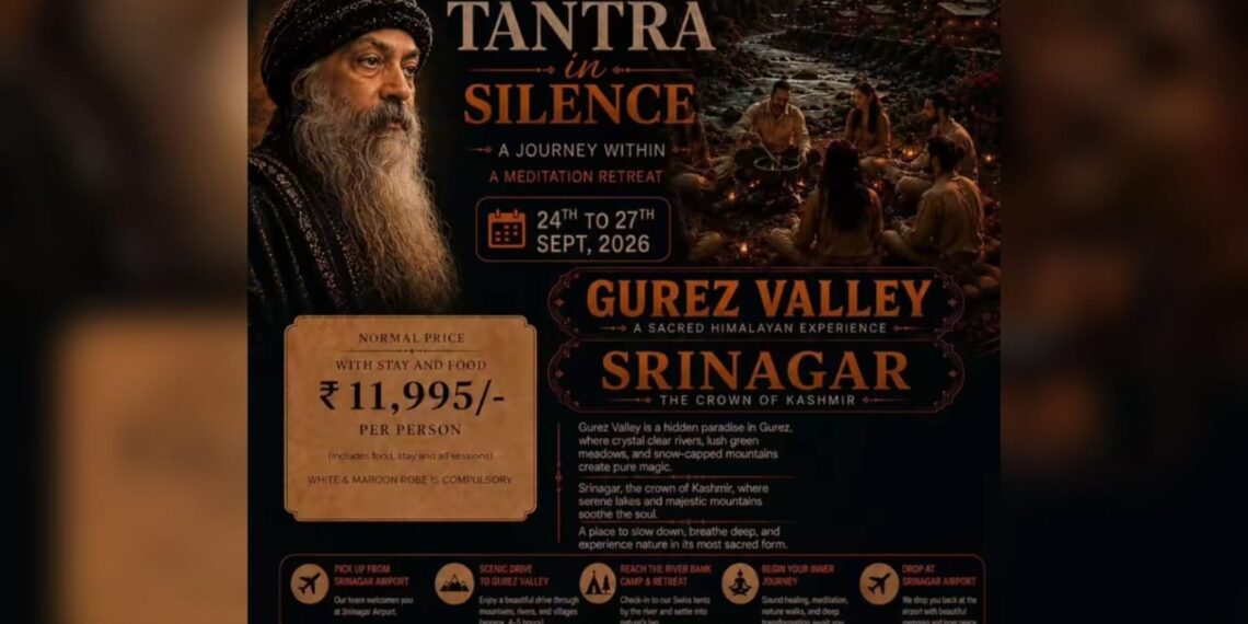 Four-Day ‘Tantra In Silence’ Retreat In Gurez Scheduled For Sept 24-27, Draws Objections From Political And Religious Circles