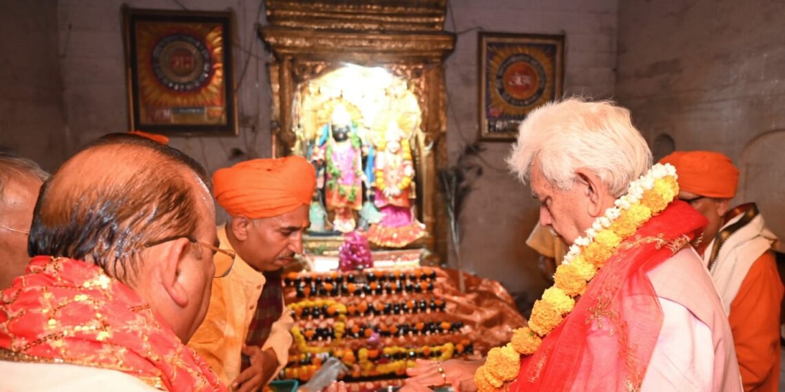 LG Sinha Lays Foundation For ₹14 Crore Heritage Revival Projects At Purmandal, Uttervehini